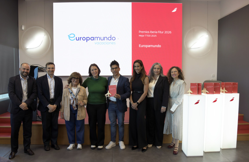 Europamundo recibe el reconocimiento de Iberia como Mejor Tour Operador 2025 